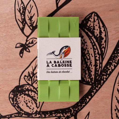 Tablette Chocolat blanc au thé matcha 1