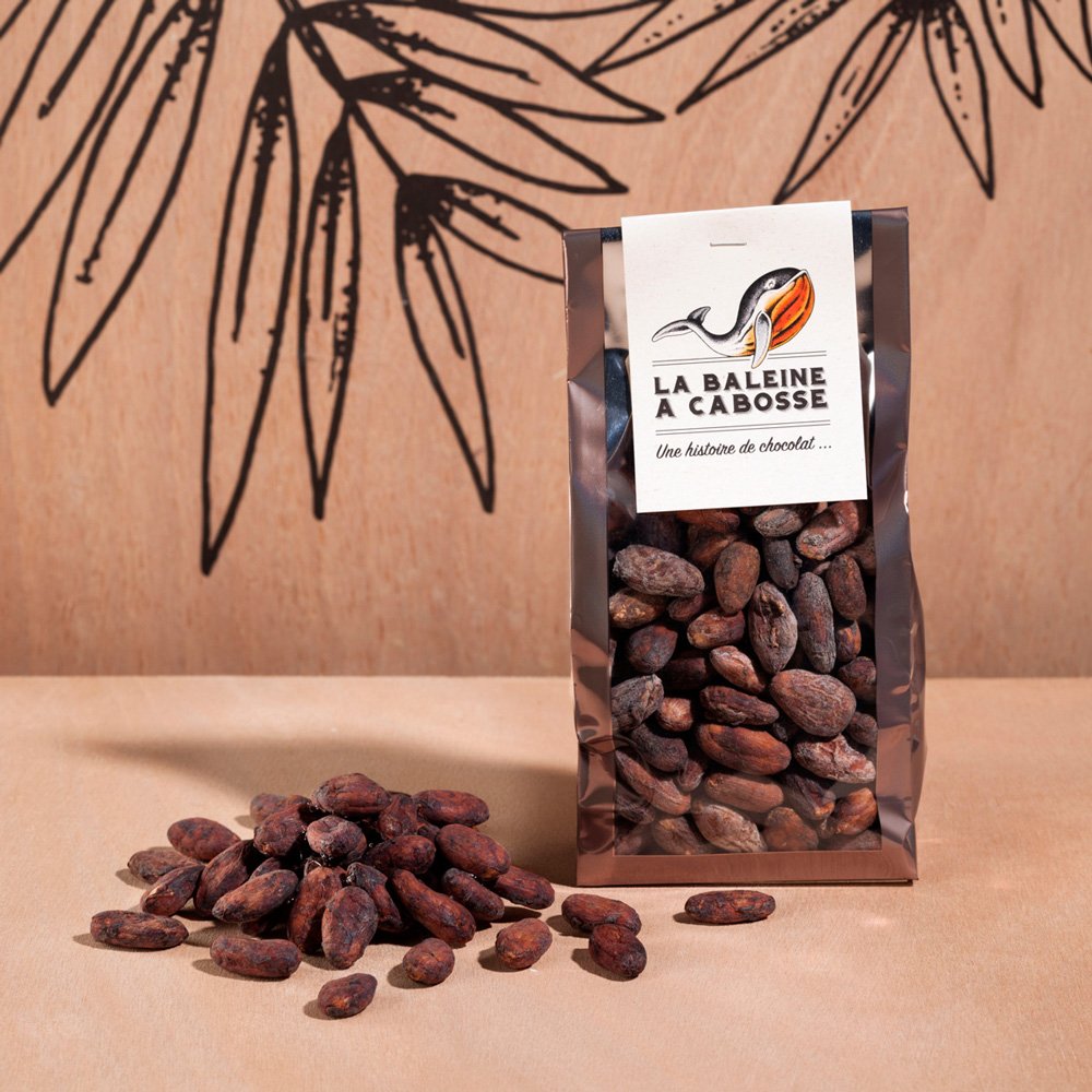 Fèves de cacao torréfiées La Baleine à Cabosse