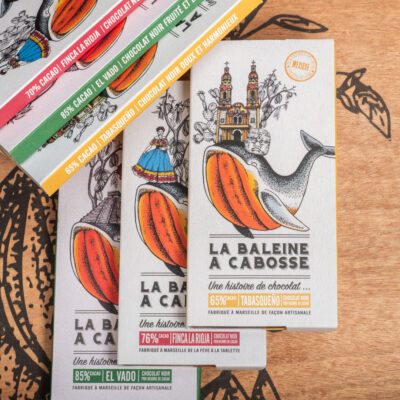 Pack de 3 tablettes de chocolat noir du Mexique : Tabasqueño, La Rioja, El Vado