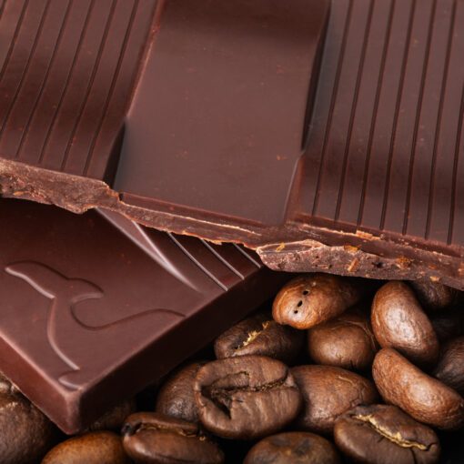 Tablette Chocolat noir 76% & brisures de café – Image 2