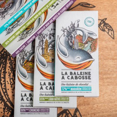 Pack de 3 tablettes de chocolat noir du Pérou : Piura, Marañón, Chuncho