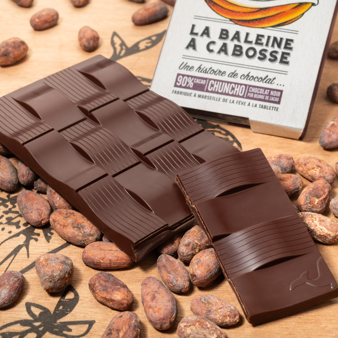 Tablette de chocolat noir Pérou Chuncho 90%