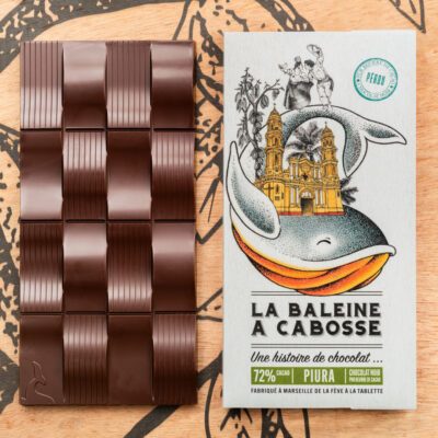 Tablette de chocolat noir Pérou Piura 72%