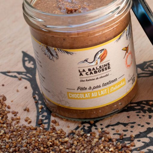 Pâte à PAS tartiner chocolat au lait & sobacha – Image 3