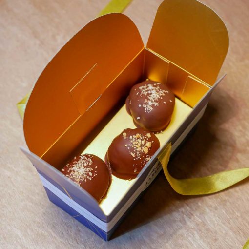 Marrons glacés enrobés de chocolat 6 pièces 1