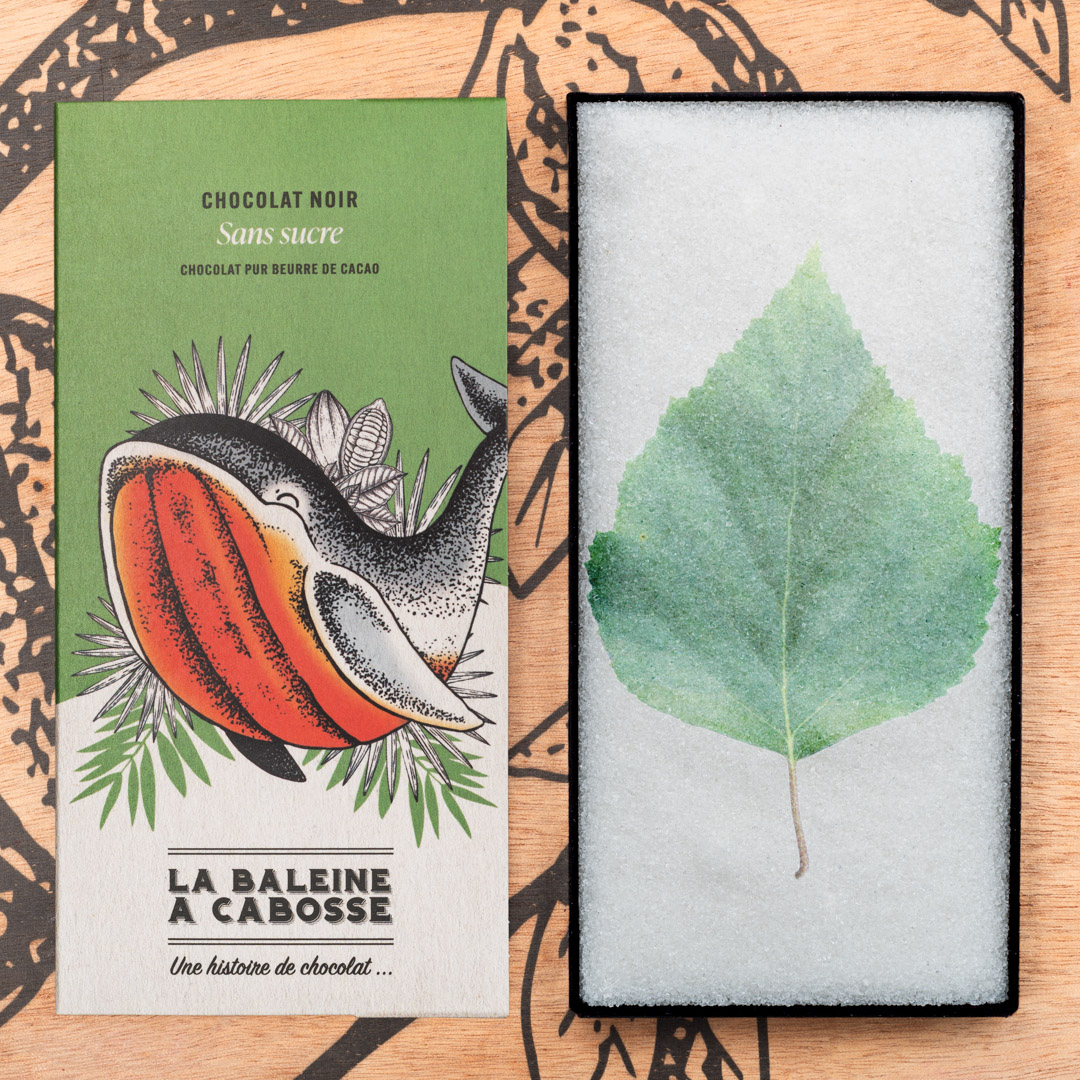 Tablette chocolat noir sans sucre 76% 1 Tablette de chocolat noir sans sucre 76%