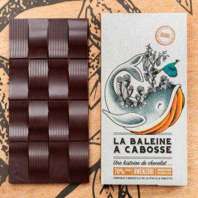 Tablette de chocolat noir Ouganda Rwenzori 70%