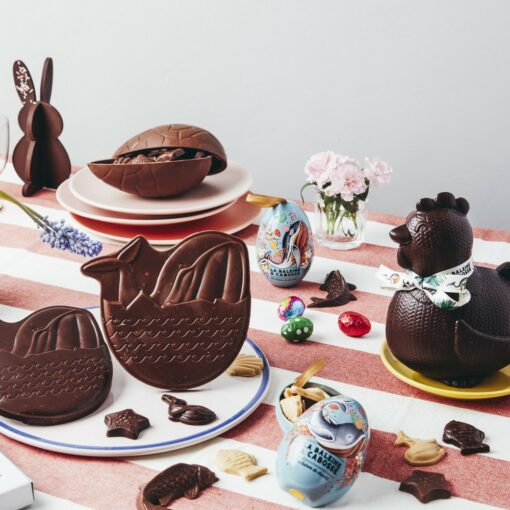 Poule en chocolat garnie 260g. RETRAIT BOUTIQUE UNIQUEMENT – Image 2