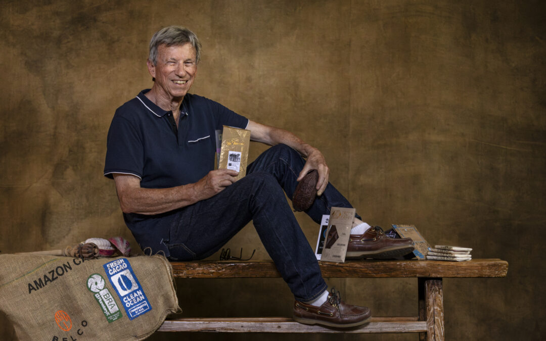 Le portrait de Michel Barel, expert du cacao