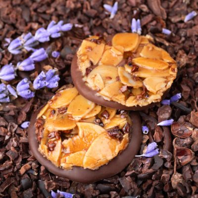 Florentins à la lavande et au grué de cacao