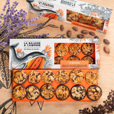 Florentins à la lavande et au grué de cacao