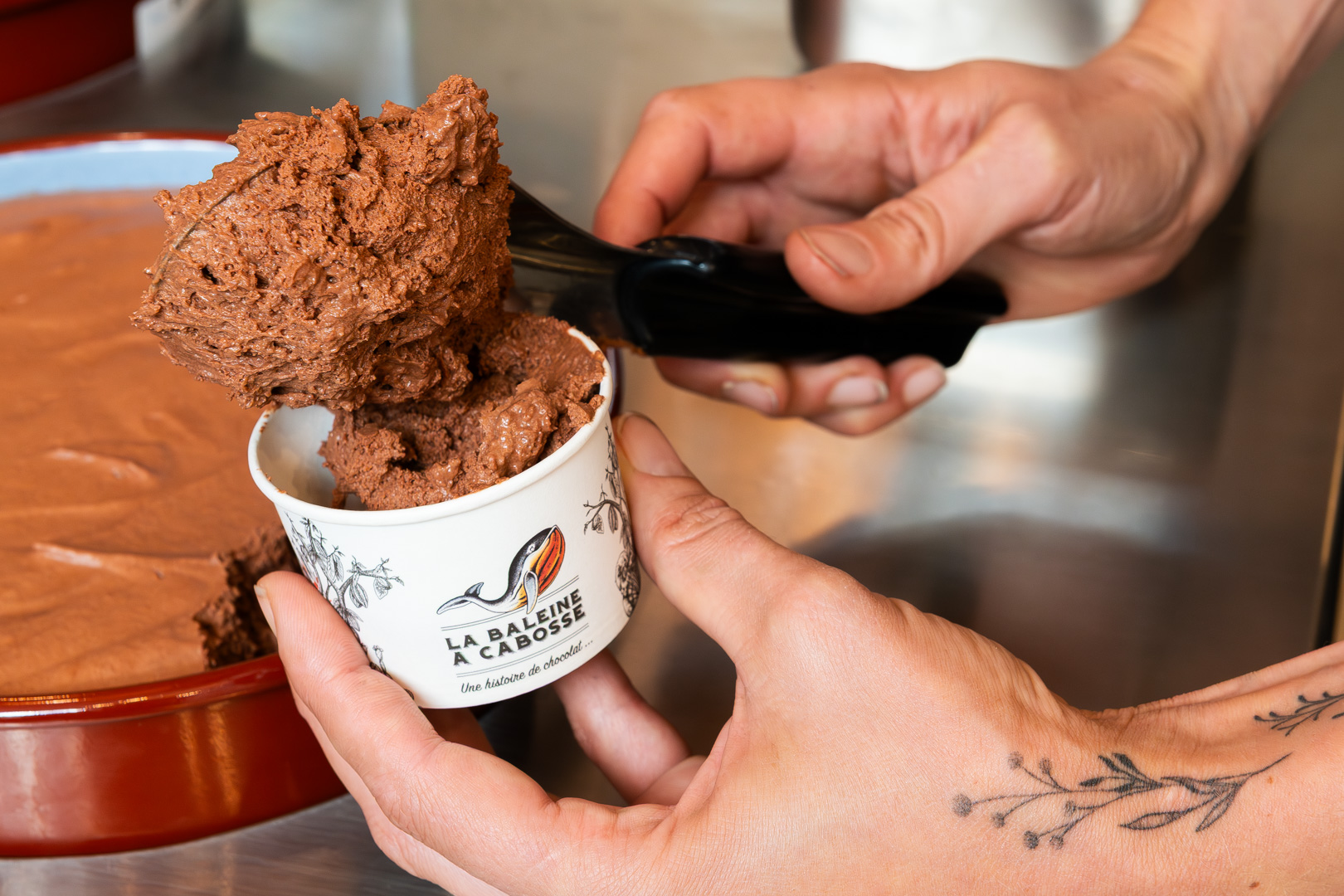 Mousse au chocolat à emporter Marseille